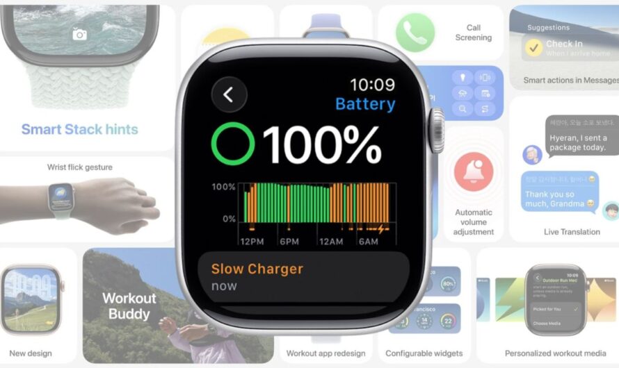 Apple Introduces “Slow Charger” Warning for Apple Watch with watchOS 26
